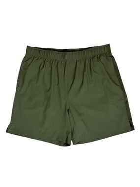ZYIA ACTIVE Men's Olive Green Running Gym Outdoors Athletic Shorts Pockets XXL